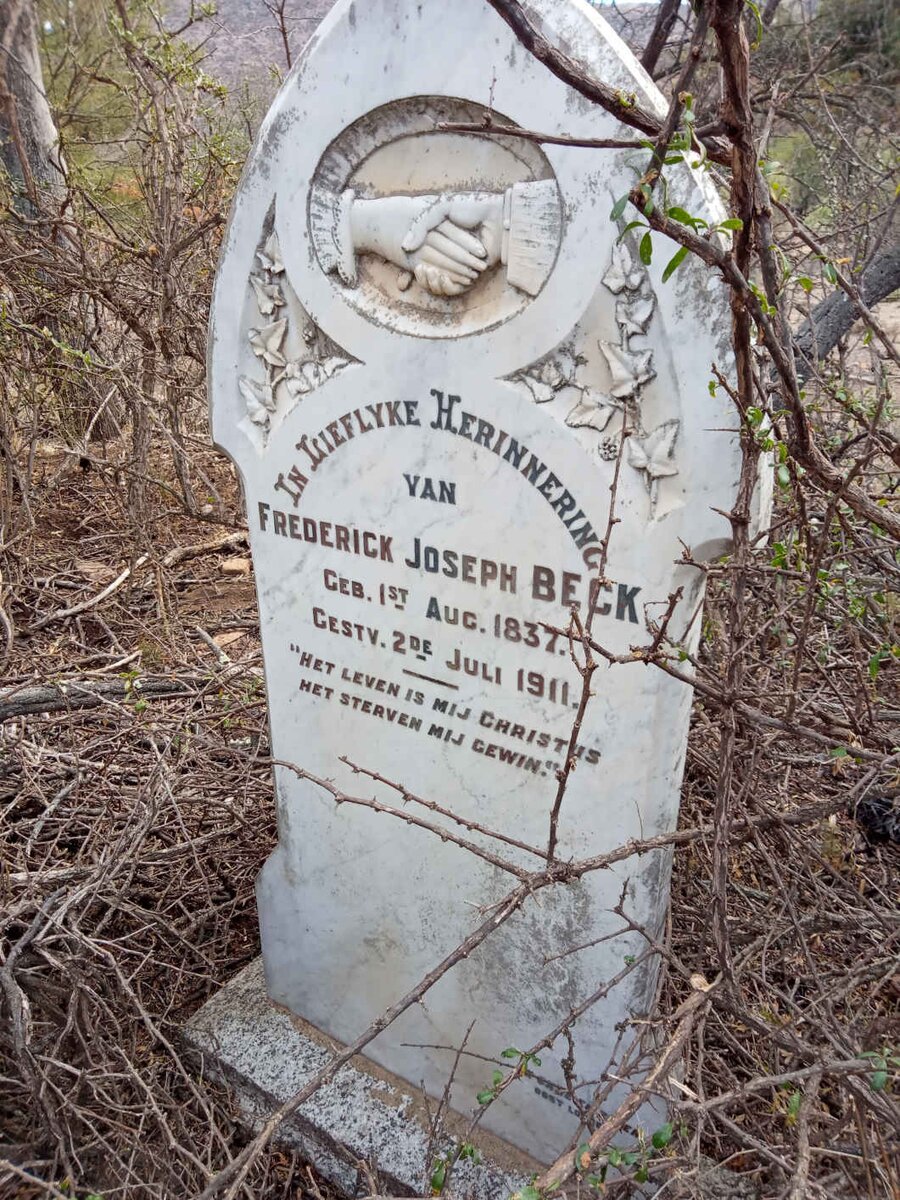 BECK Frederick Joseph 1837-1911