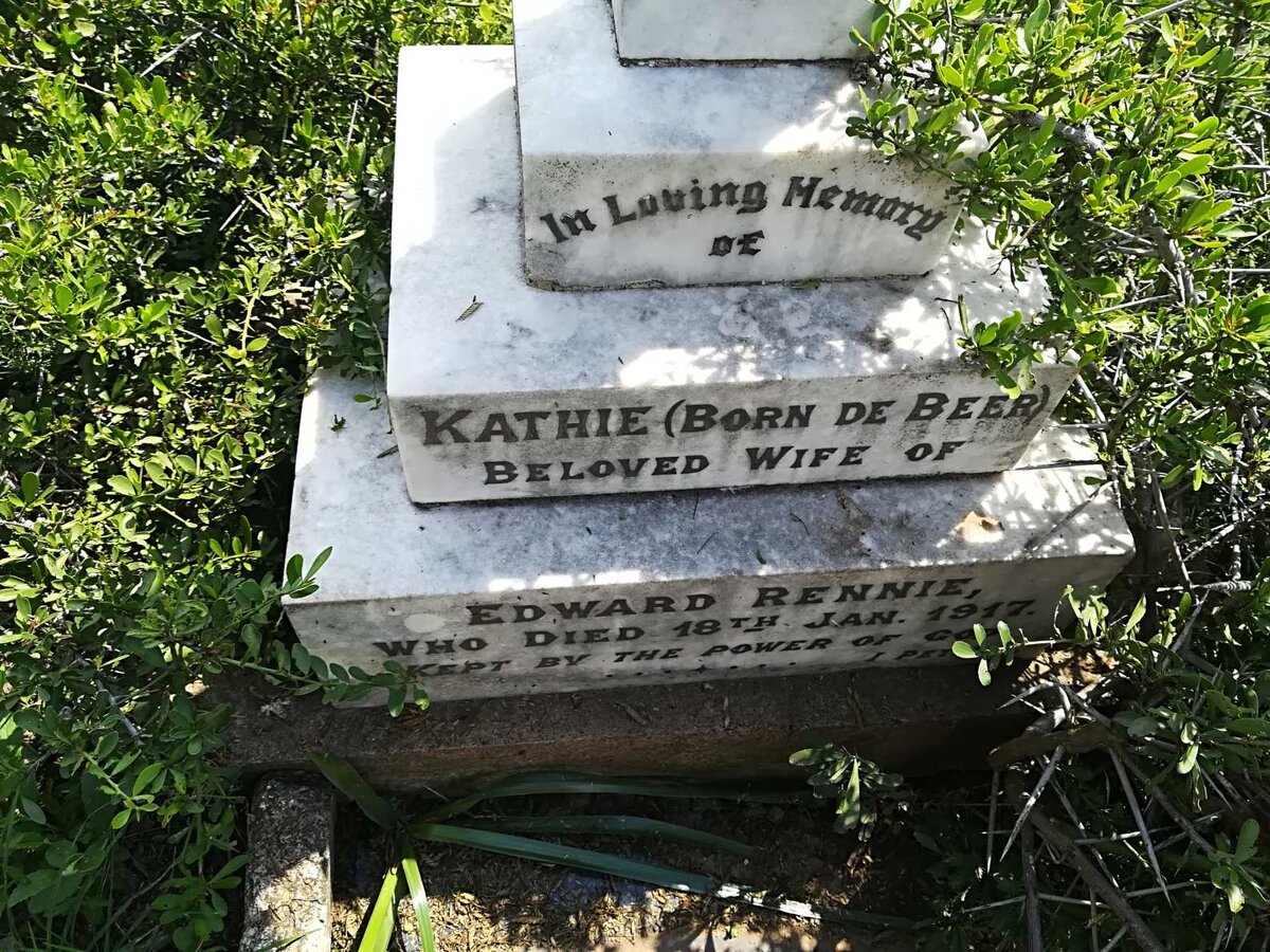 RENNIE Kathie nee DE BEER -1917
