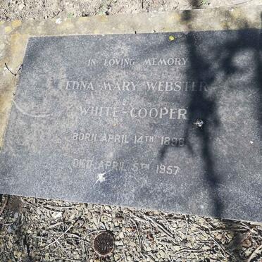 COOPER Edna Mary, WHITE nee WEBSTER 1896-1957