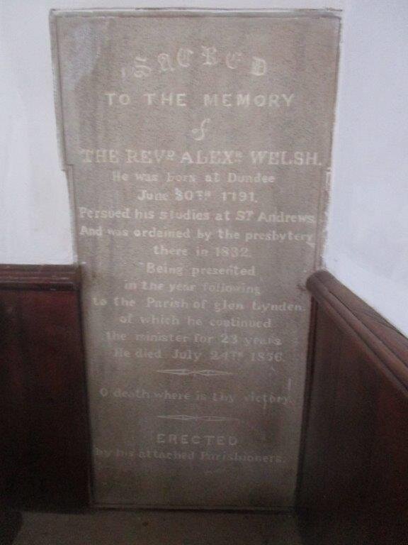 WELSH Alexander 1791-1856