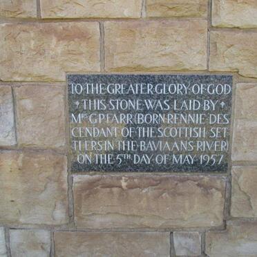 3. Cornerstone laid 5 May 1957