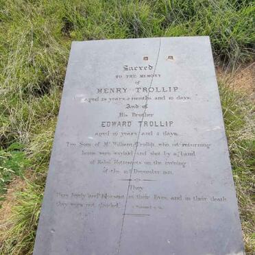 TROLLIP Henry -1851 :: TROLLIP Edward -1851