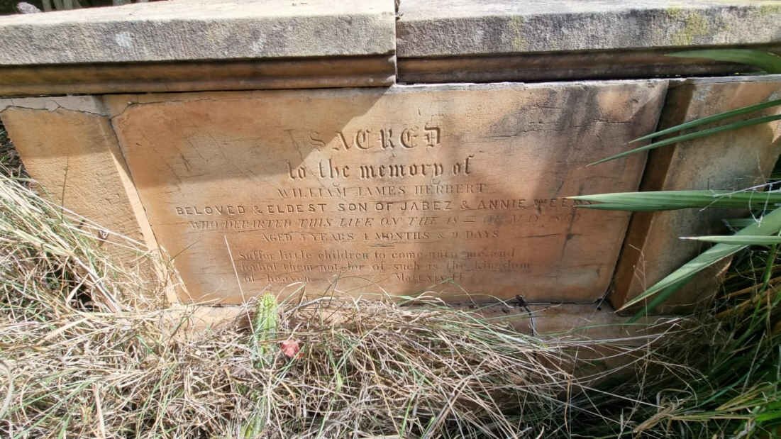 WEEKS William James Herbert -1863