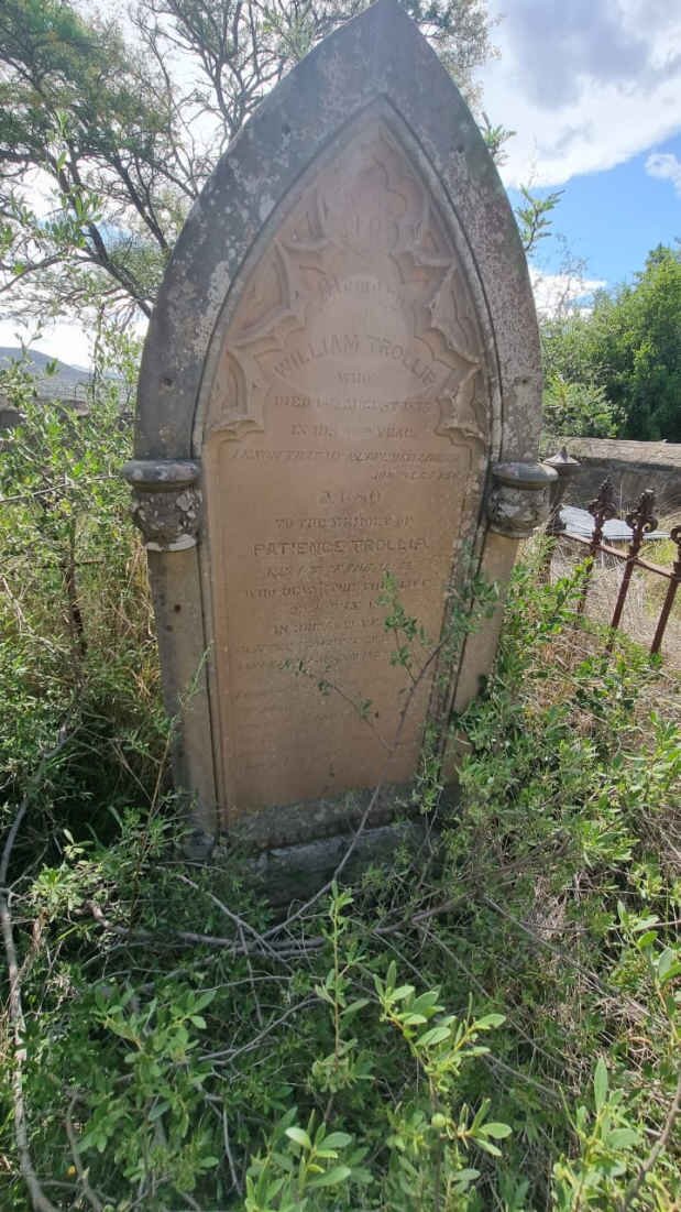 TROLLIP William 1796-1875 &amp; Patience 1798-1876