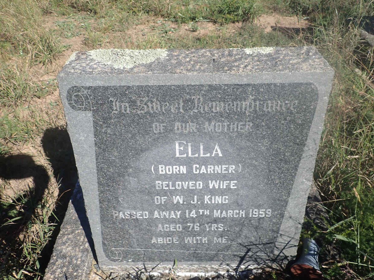 KING Ella nee GARNER -1959