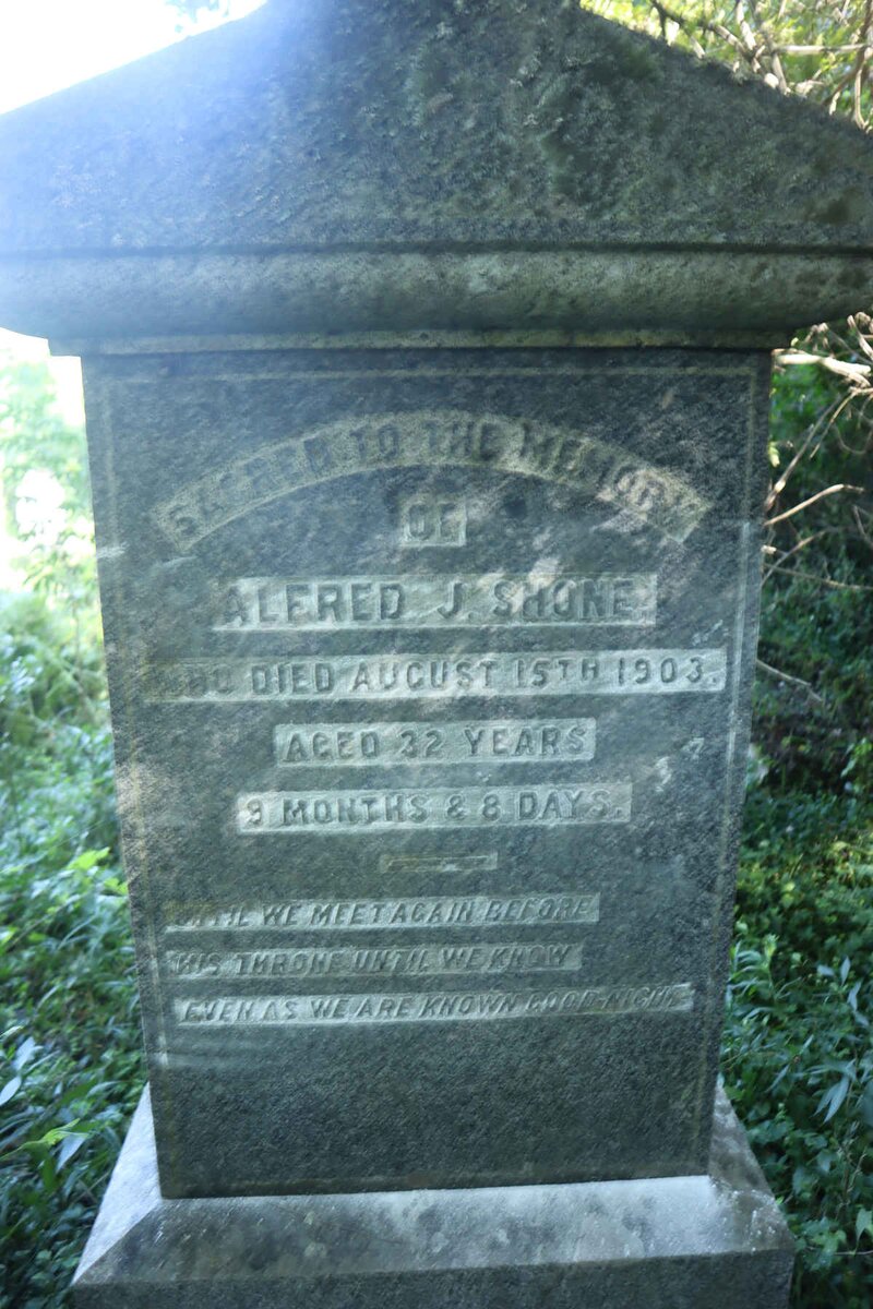 SHONE Alfred J. -1903