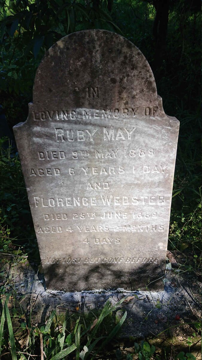 WEBSTER Ruby May -1889 :: WEBSTER Florence -1889
