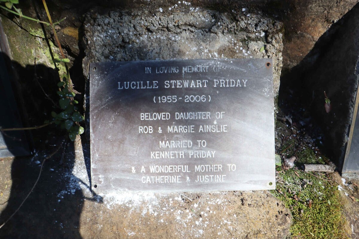 PRIDAY Lucille Stewart 1955-2006