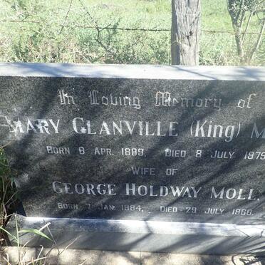 MOLL George Holdway 1884-1968 &amp; Mary Glanville KING 1889-1975