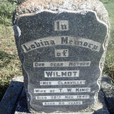 KING Wilmot nee GLANVILLE -1942
