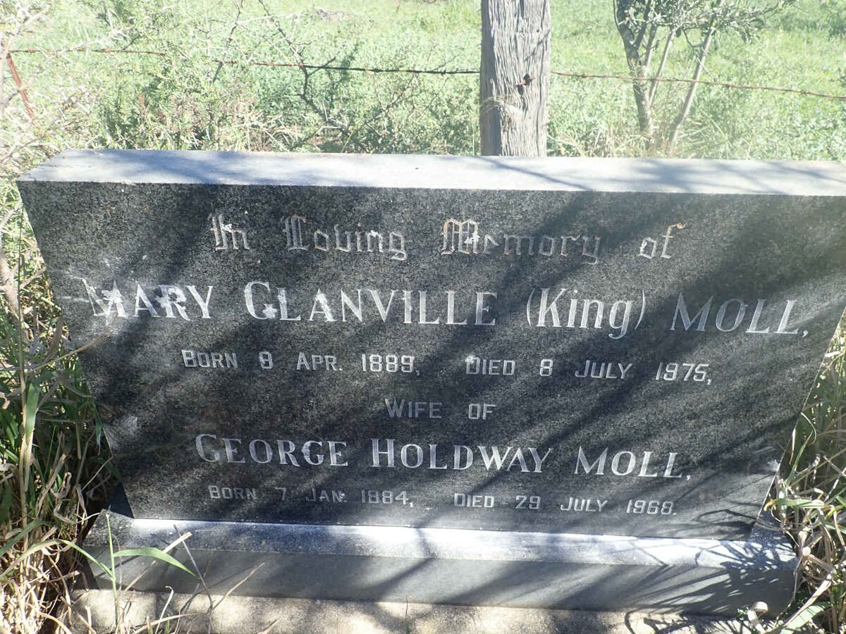 MOLL George Holdway 1884-1968 &amp; Mary Glanville KING 1889-1975