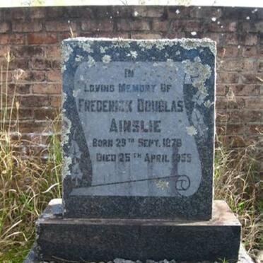 AINSLIE Frederick Douglas 1876-1955