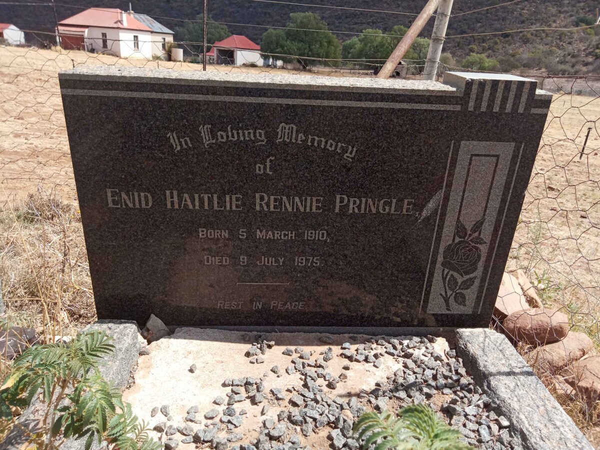 PRINGLE Enid Haitlie Rennie 1910-1975