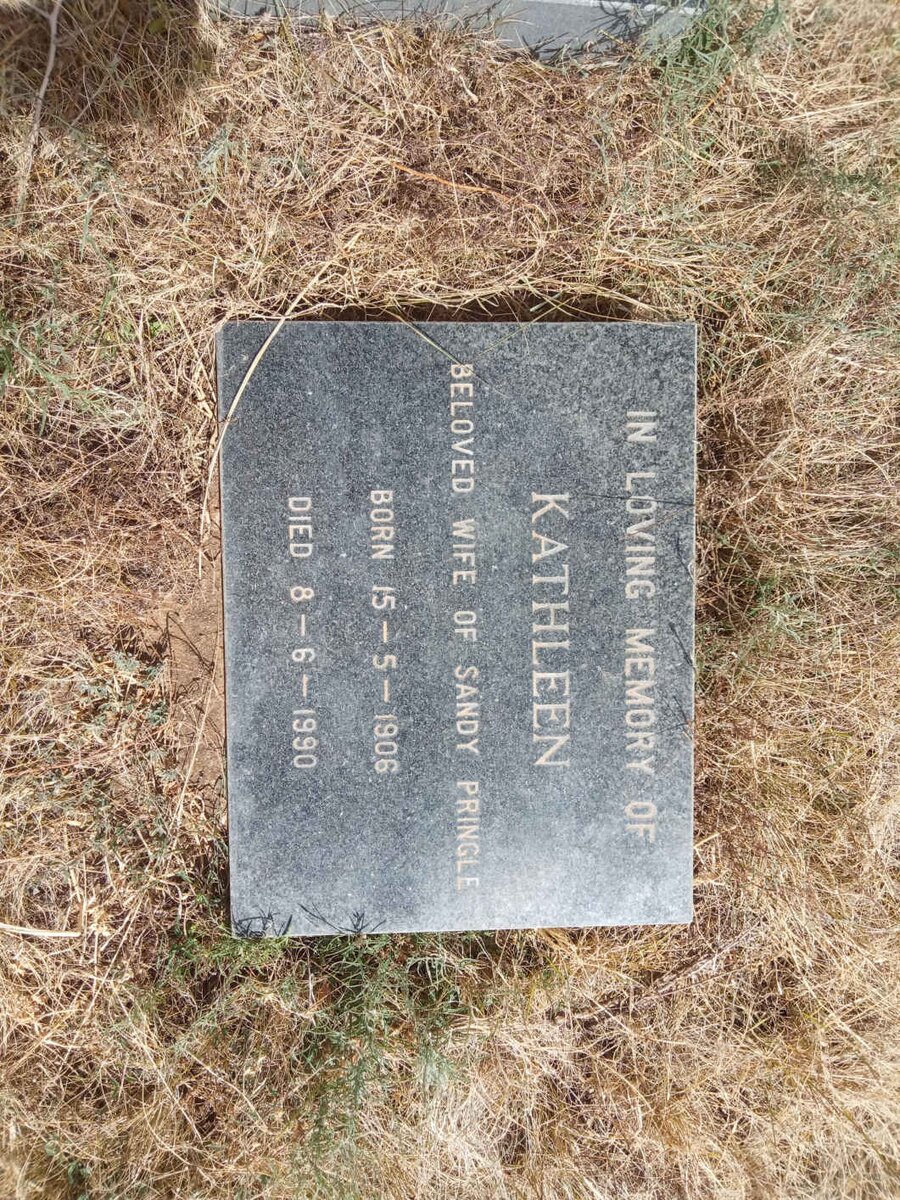 PRINGLE Kathleen 1906-1990