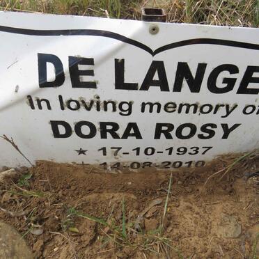 LANGE Dora Rosy, de 1937-2010