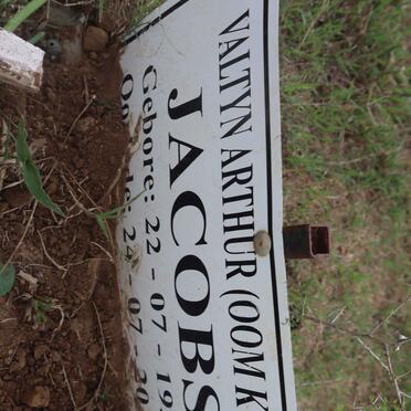 JACOBS Valtyn Arthur 1952-2015