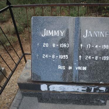KIEWIETS Jimmy 1953-1999 :: KIEWIETS Janine 1983-1933