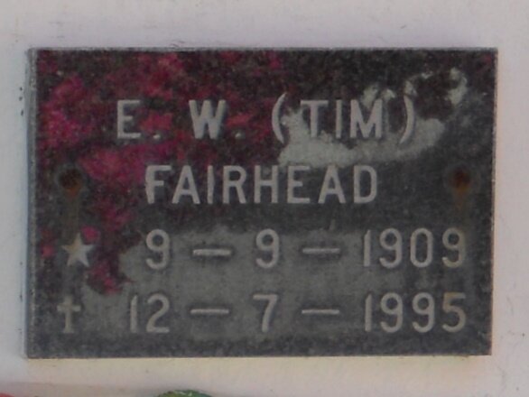 FAIRHEAD E.W. 1909-1995