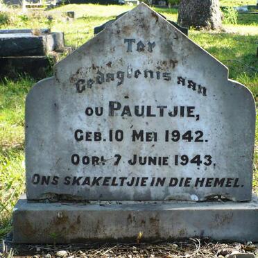 ? Paultjie 1942-1943