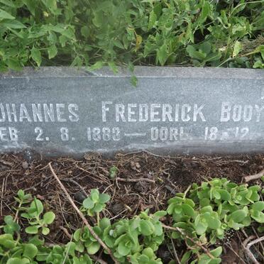 BOOYSEN Johannes Frederick 1883-1967 &amp; Martha Maria Christina 1882-1952