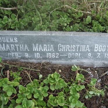 BOOYSEN Johannes Frederick 1883-1967 &amp; Martha Maria Christina 1882-1952
