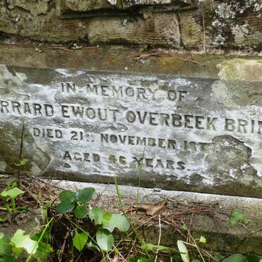 BRINK Gerrard Ewout Overbeek