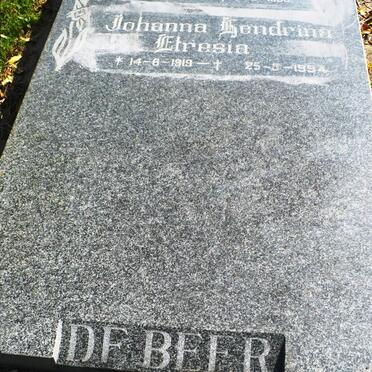 BEER George Zacharias Johannes, de 1913-1989 &amp; Johanna Hendrina Etresia 1919-1994
