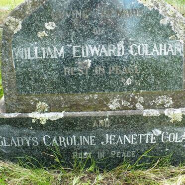 COLAHAN William Edward &amp; Gladys Caroline Jeanette