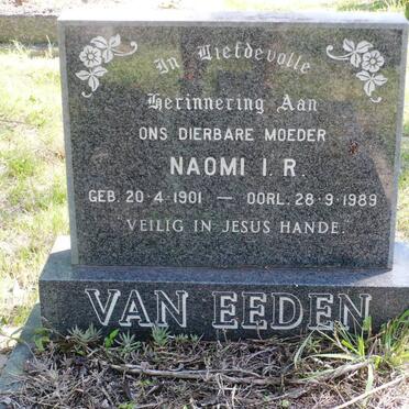 EEDEN Naomi I.R., van 1901-1989