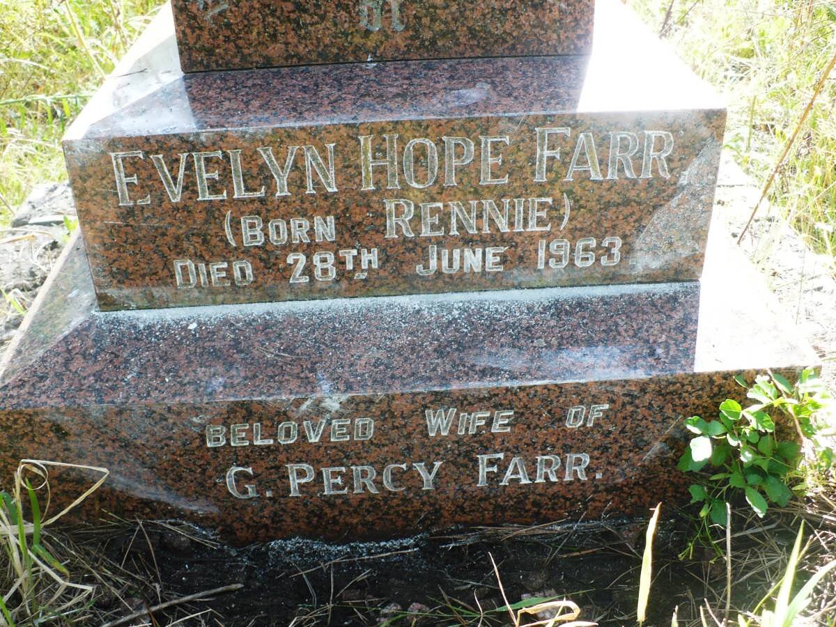FARR Evelyn Hope nee RENNIE -1963