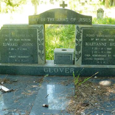 GLOVER Edward John 1902- &amp; Maryanne Hope 1898-1981