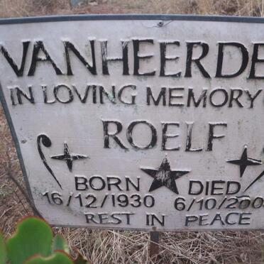 HEERDEN Roelf, van 1930-2003