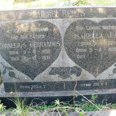 LOTTERING Cornelius Gerhardus 1890-1971 &amp; Isabella J.M. DU PREEZ 1899-