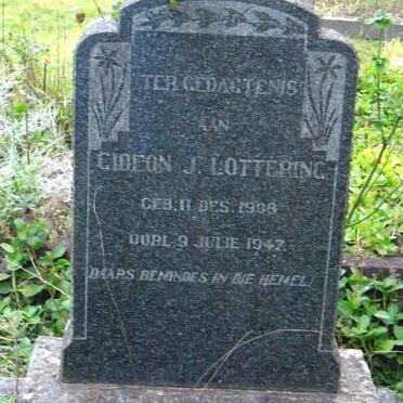 LOTTERING Gideon J. 1908-1947