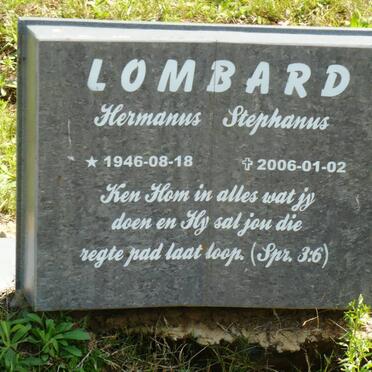 LOMBARD Hermanus Stephanus 1946-2006