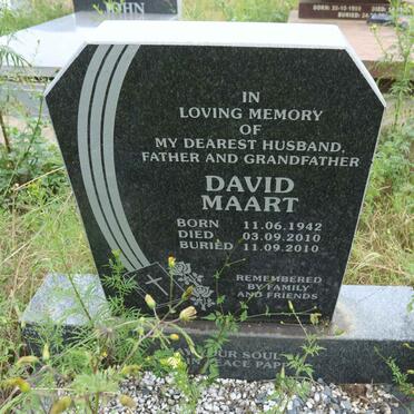 MAART David 1942-2010