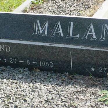 MALAN Sybrand 1908-1980 &amp; Connie 1930-1989