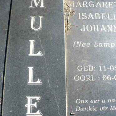 MULLER Antonie Michael 1914-1995 &amp; Margaretha Isabella Johanna LAMPRECHT 1915-2004