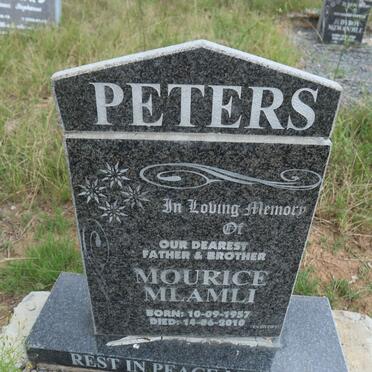 PETERS Mourice Mlamli 1957-2010