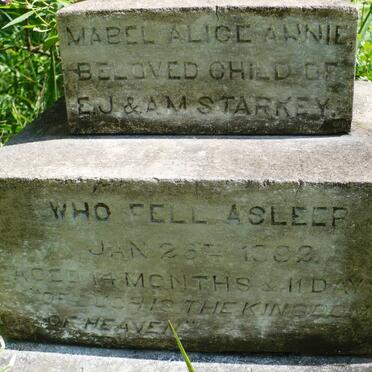 STARKEY Mabel Alice Annie -1892