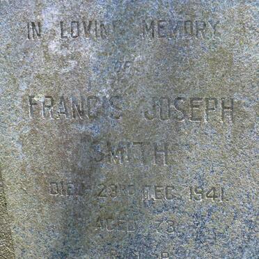 SMITH Francis Joseph -1941