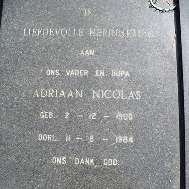 SMUTS Adriaan Nicolas 1900-1984