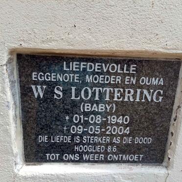 LOTTERING W.S. 1940-2004