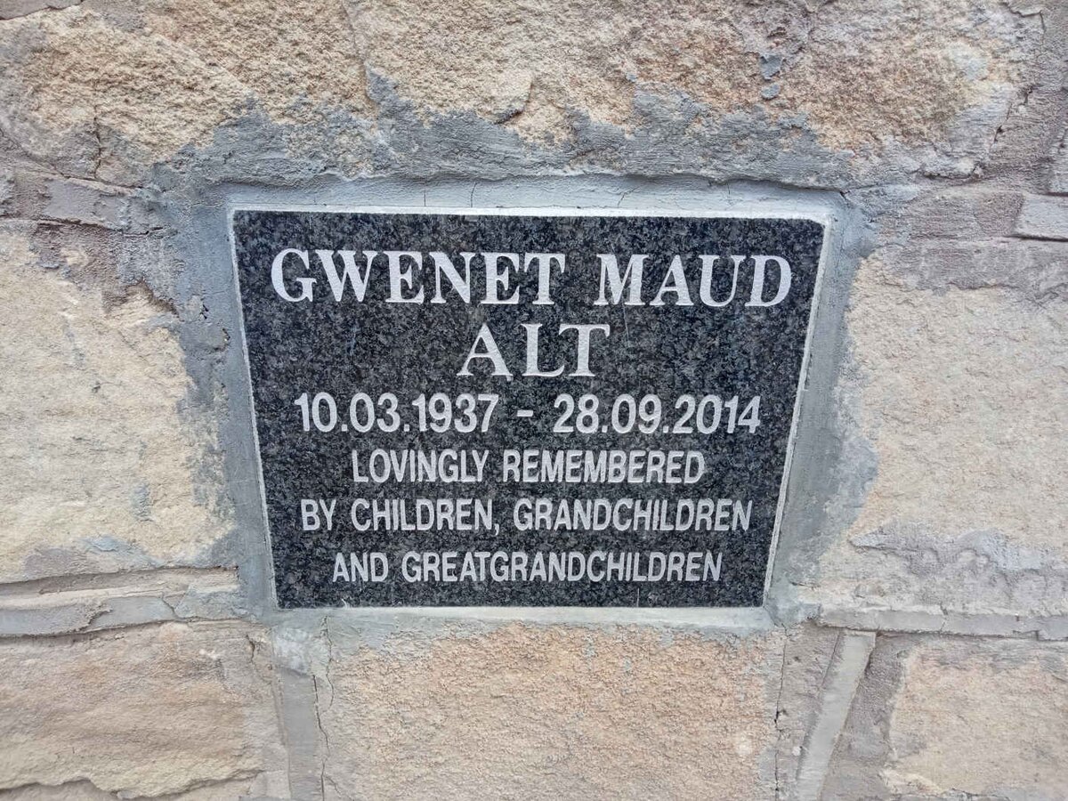ALT Gwenet Maud 1937-2014