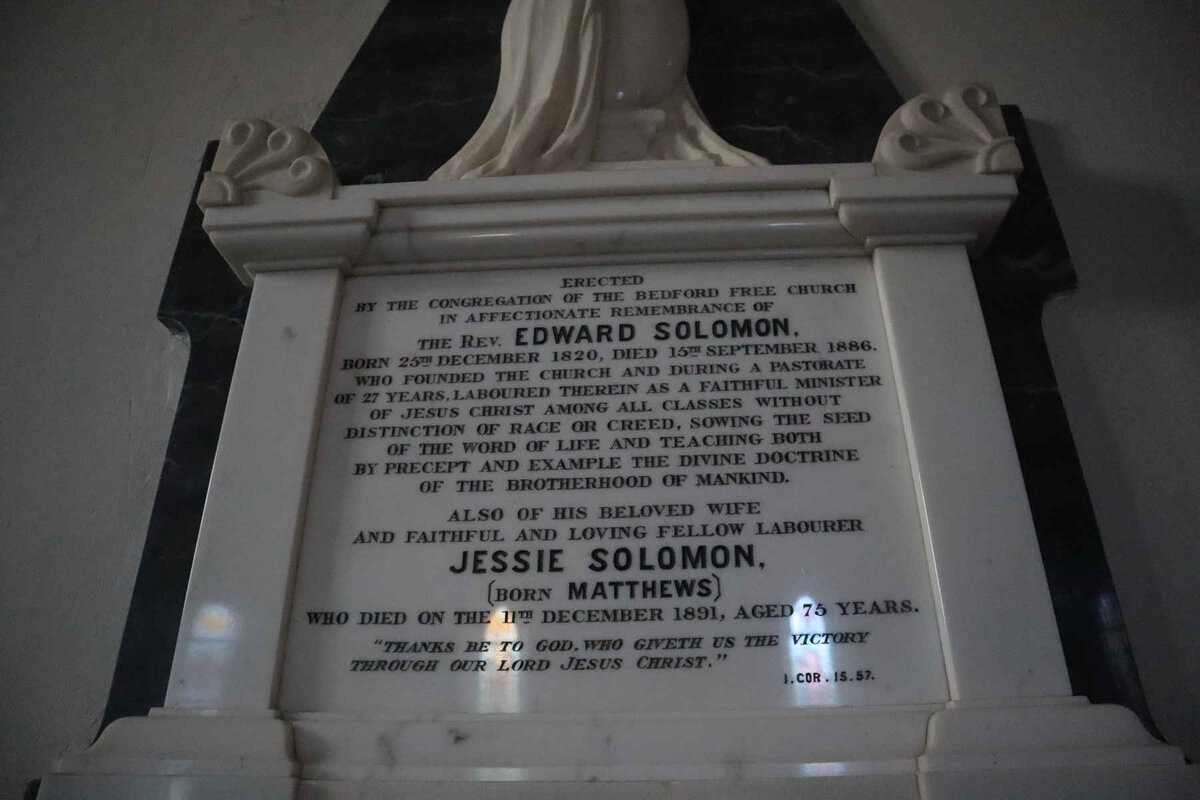 SOLOMON Edward 1820-1886 &amp; Jessie MATTHEWS -1891