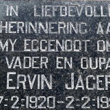 JAGER Ervin 1920-1990