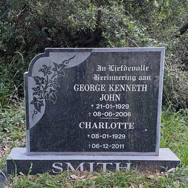 SMITH George Kenneth John 1929-2006 &amp; Charlotte 1929-2011