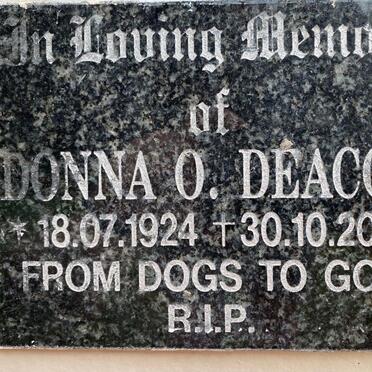DEACON Donna O. 1924-2005