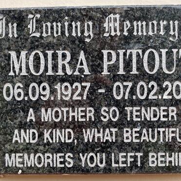 PITOUT Moira 1927-2019