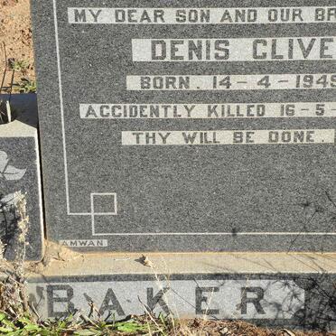 BAKER Denis Clive 1949-1967